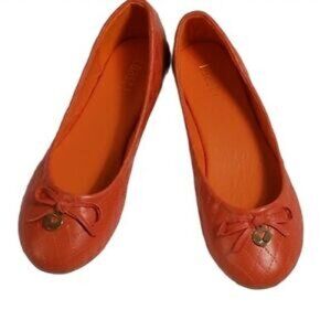 Ballet Flats Slip-on Orange New